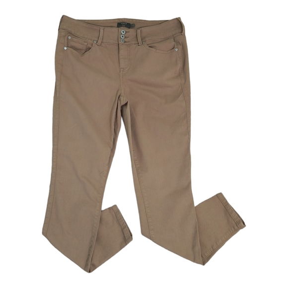 torrid Denim - Torrid Feel the Fit super soft Jeggings Tan size 14T